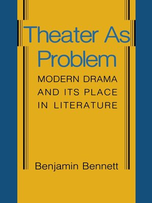 cover image of Theater as Problem